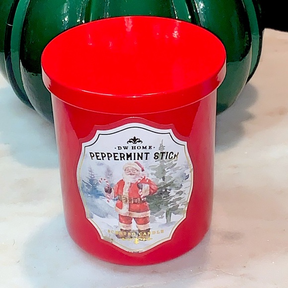 DW HOME CANDLE PEPPERMINT STICK RICHLY SCENTED CHRISTMAS NEW MINI 1 WICK 3.8oz - Picture 1 of 4